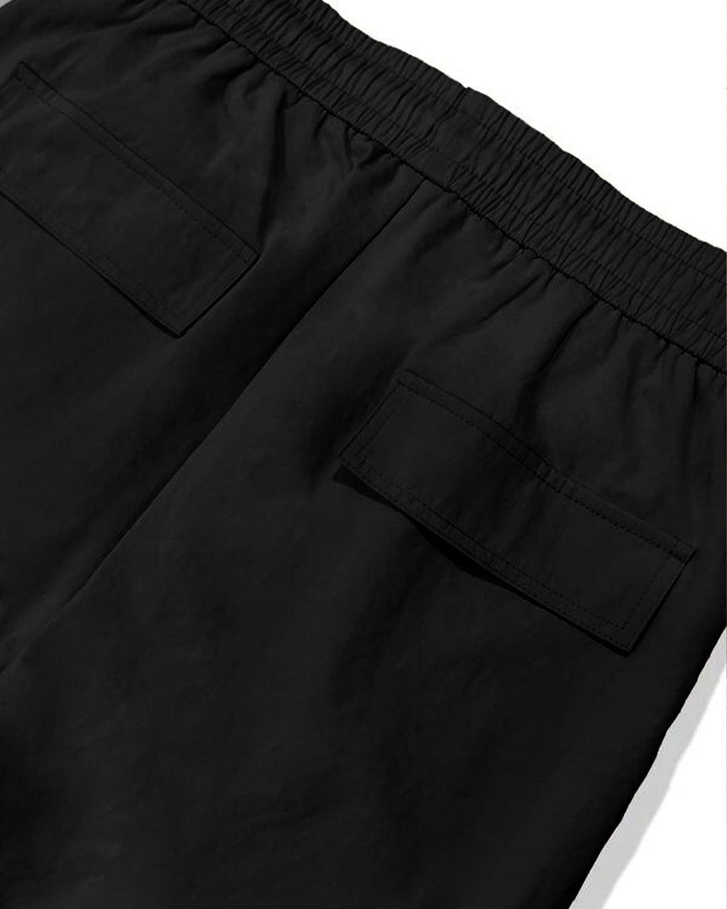 Men Fashion Multi Pocket Casual Breathable Baggy Cargo Pants In Black