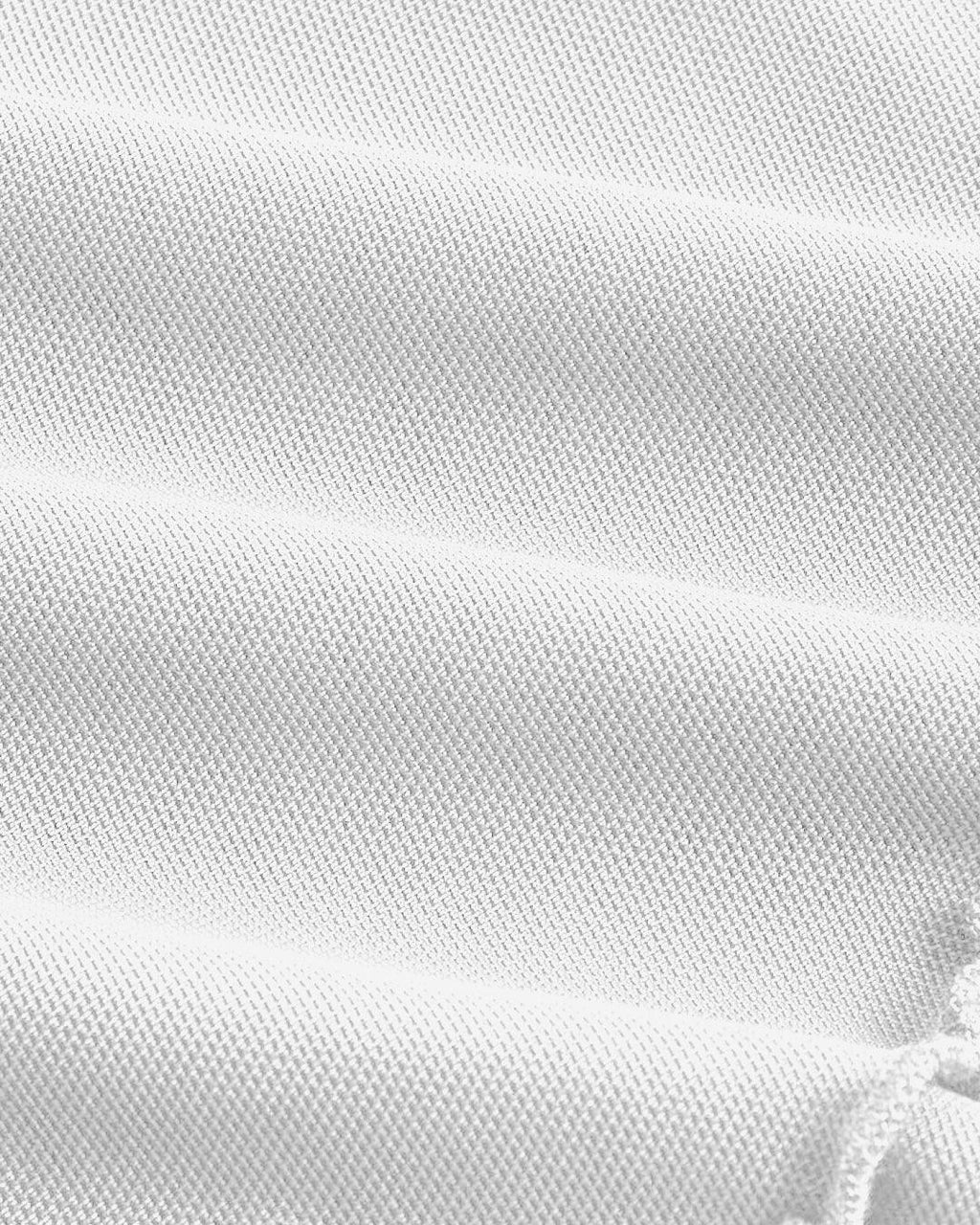 Mesh Panel Short Sleeve White Crop Top