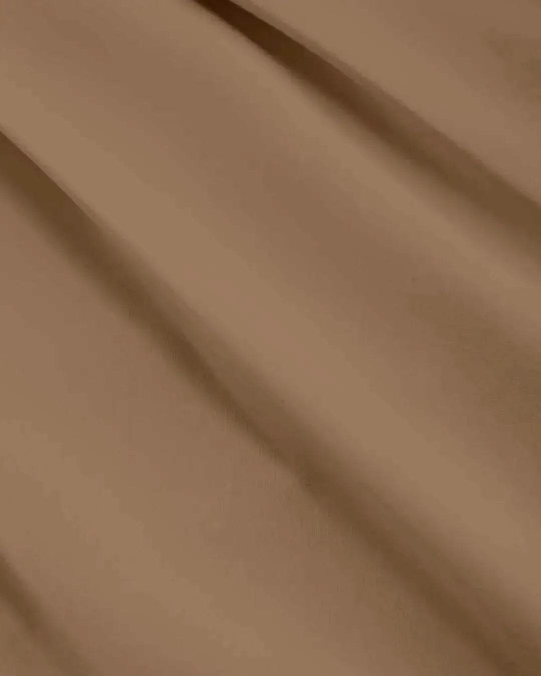 Mid-Rise Woven Wide-Leg Pleated Trousers in Mud Without Belt
