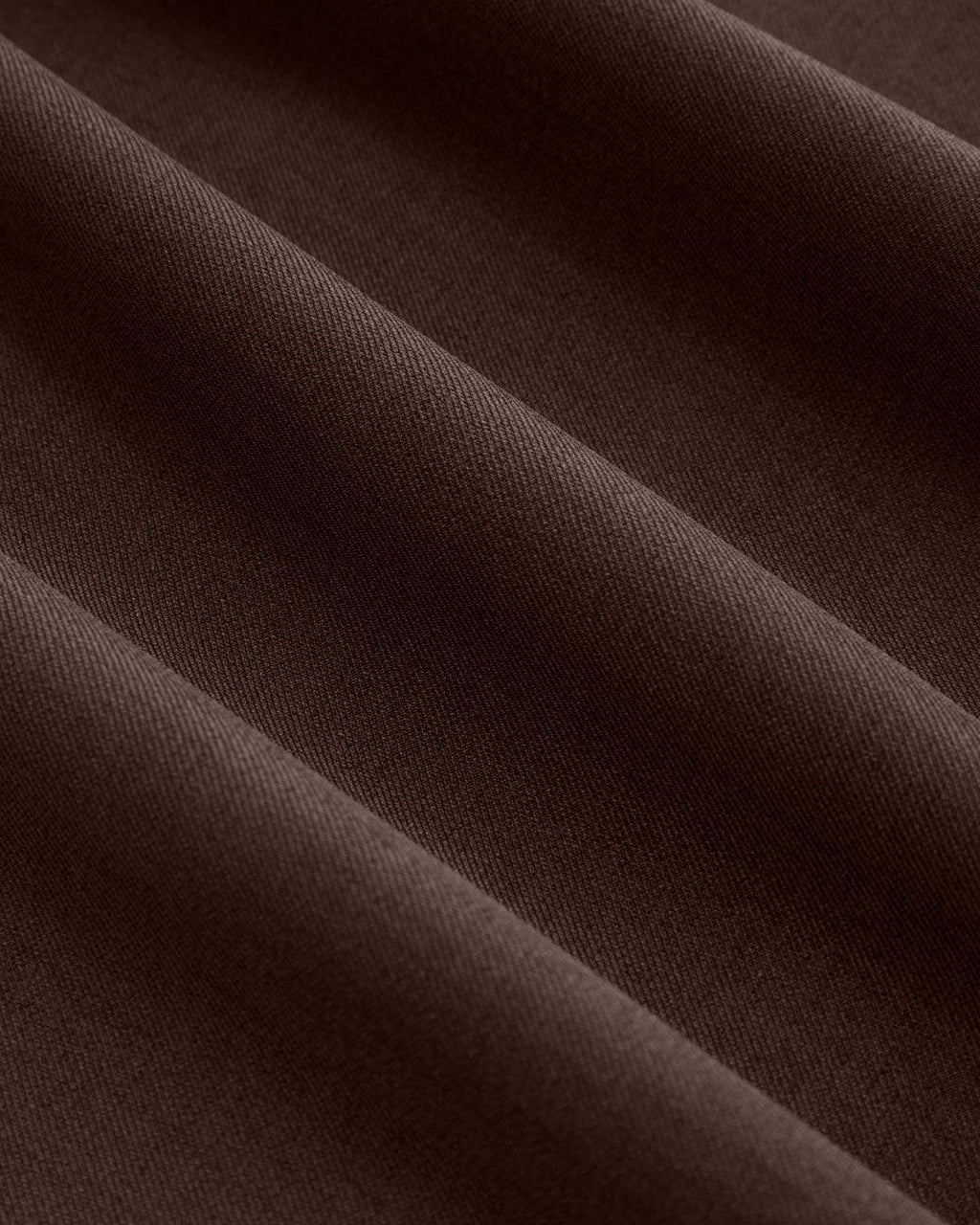 Mid Rise Solid Pocket Straight Leg Trousers In Coco Brown
