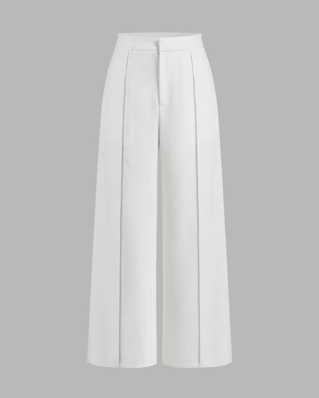 Minimalist Wide Leg Pants In White