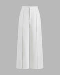 Minimalist Wide Leg Pants In White