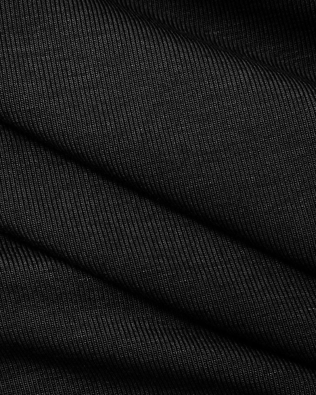 Mock Neck Asymmetric Ruched Tank Top In Black