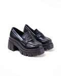 Off Duty Aesthetic Chunky Black Trending Loafers