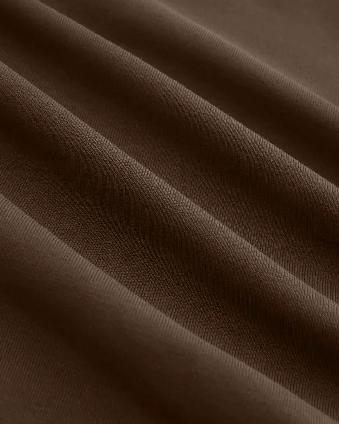 One Shoulder Ruched Asymmetric Full Sleeve Top in Brown