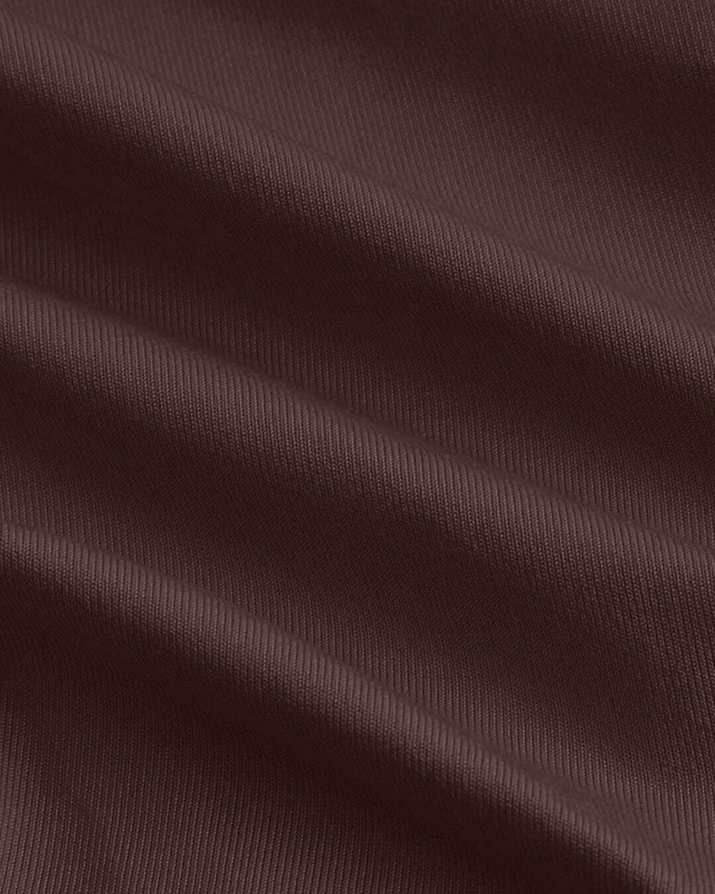 Party V Neck Ruched Sleeveless Flared Hem Top in Brown