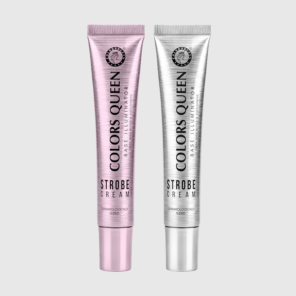 Base Illuminator Strobe Cream Combo | Silver Pink & Magical Golden
