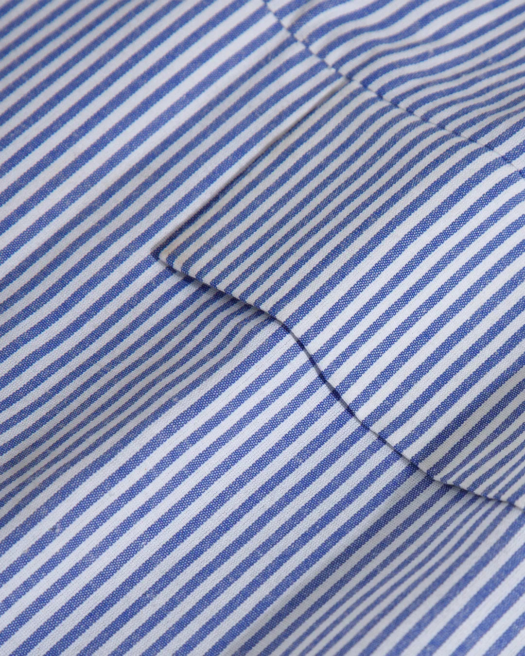 Pinstripe Blazer with Ruched Sleeves
