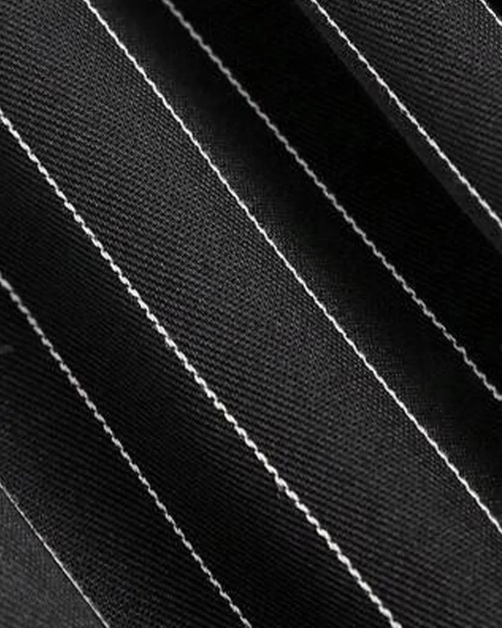 Pinstriped Halter Neck Sleeveless Top And Pants Set In Black