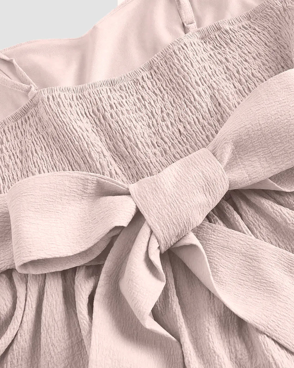 Powder Pink Sleeveless Flared Mini Dress
