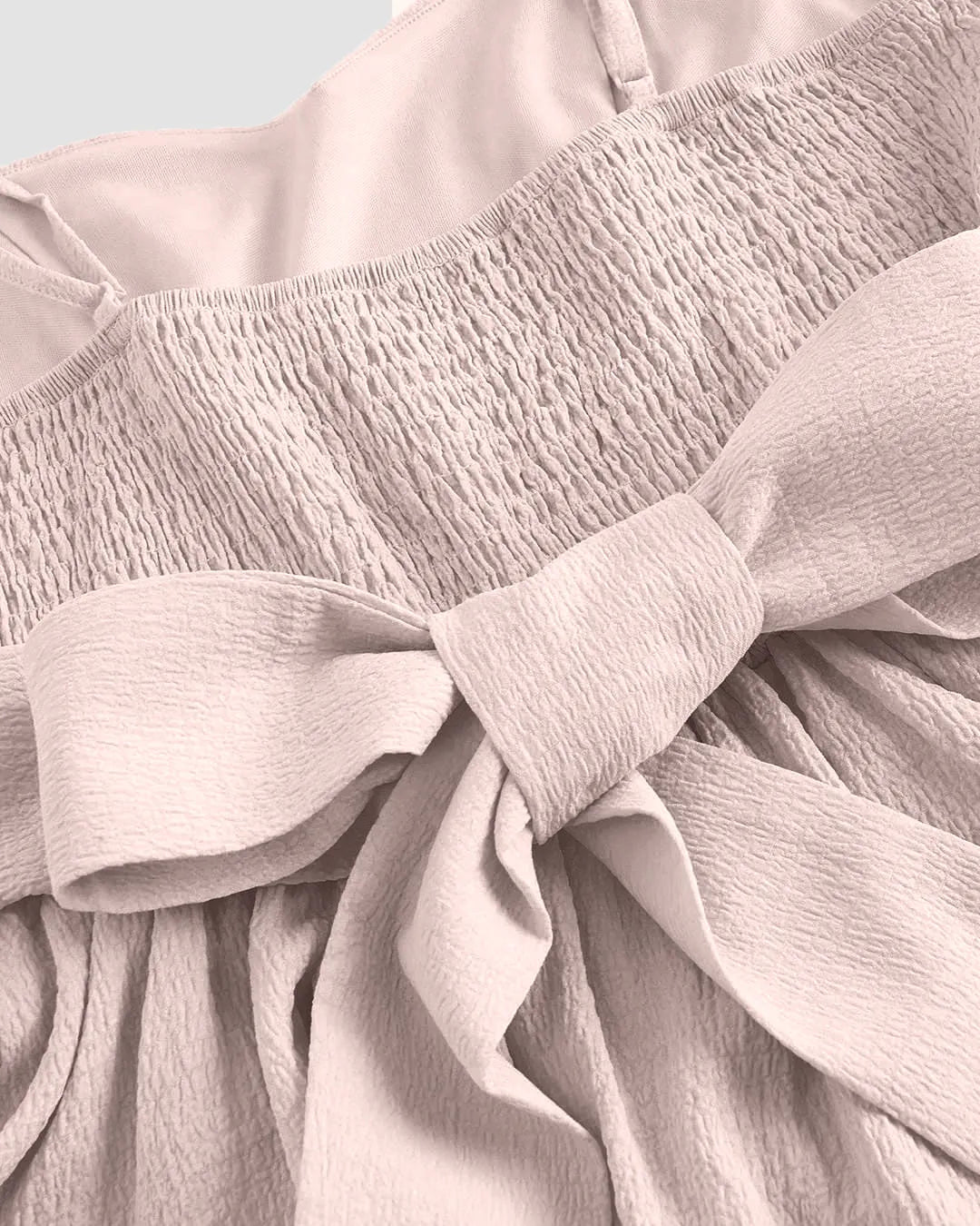 Powder Pink Sleeveless Flared Mini Dress