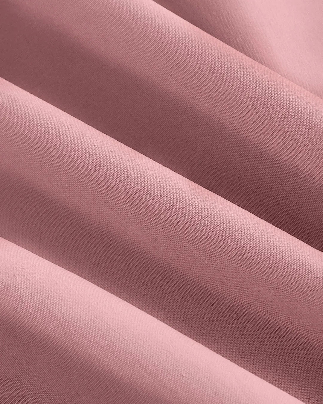 Powder Pink Sleeveless Midi Dress with Side Ruched Detail