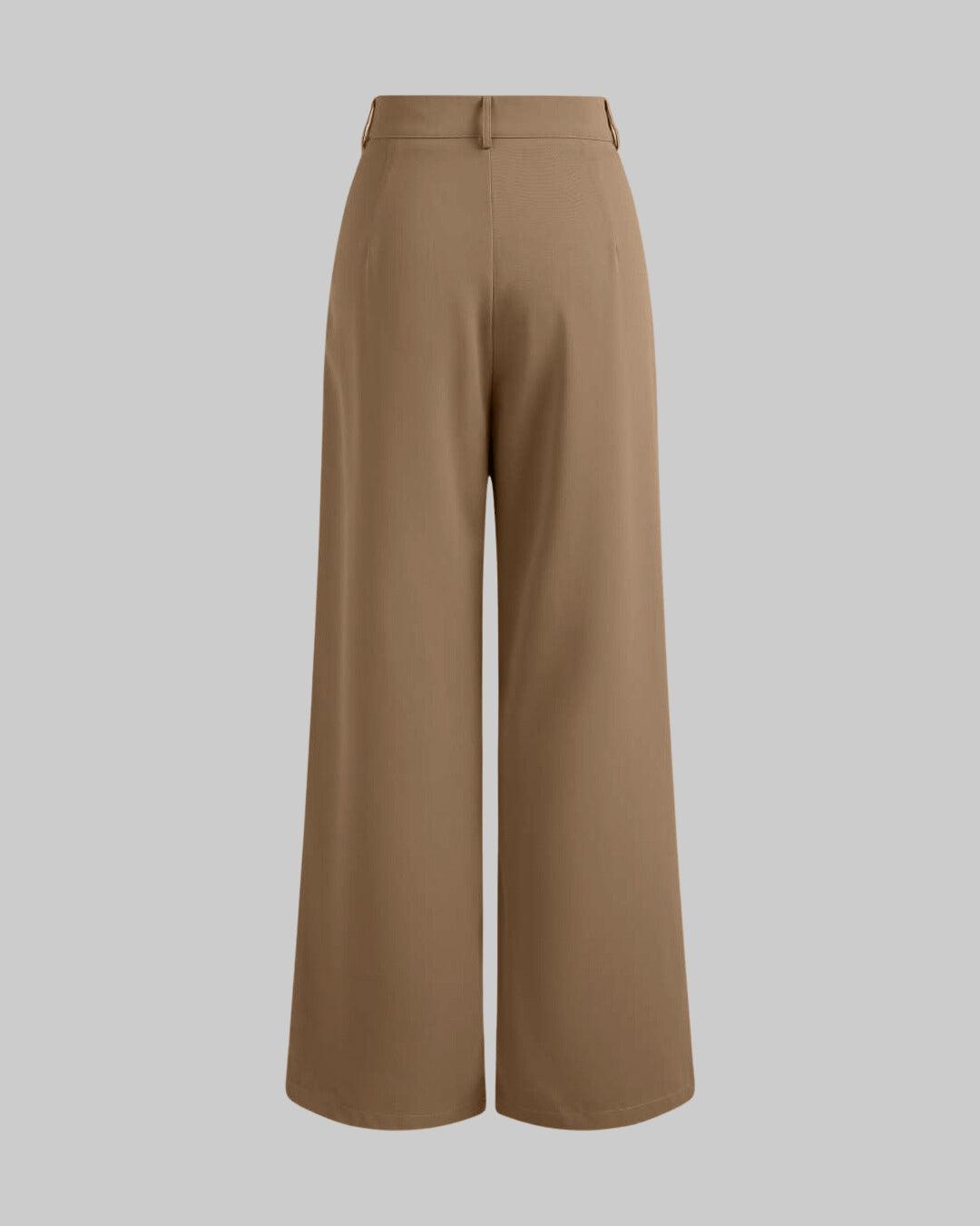 Premium Quality Set Of Two Cropped Top With Korean Style Baggy Trouser