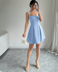 Rainwash Fit and Flare Sleeveless Mini Dress