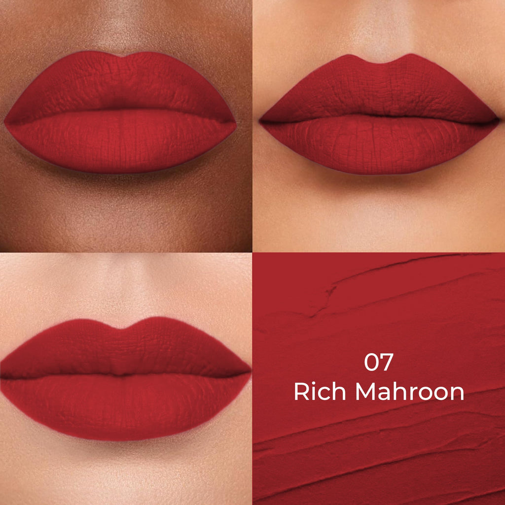 Lippie Creamy Matte Lipstick in 18 Rich Shades