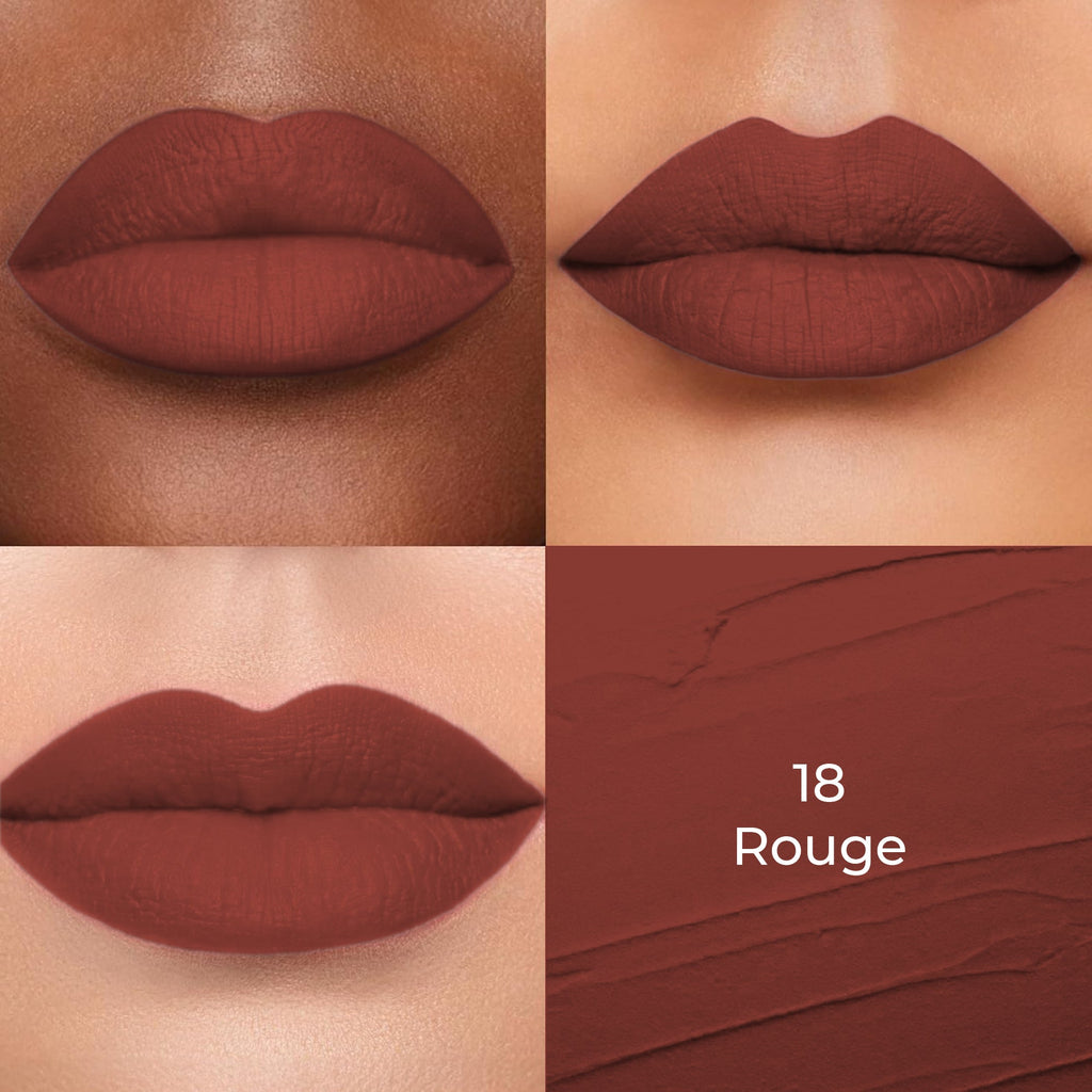 Lippie Creamy Matte Lipstick in 18 Rich Shades