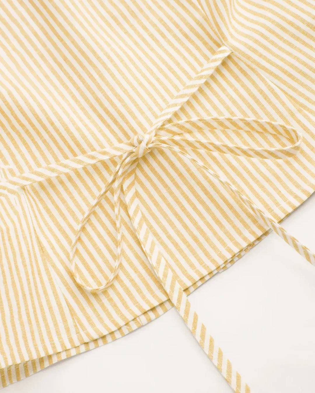 Ruched Button Down Puff Sleeve Top in Yellow