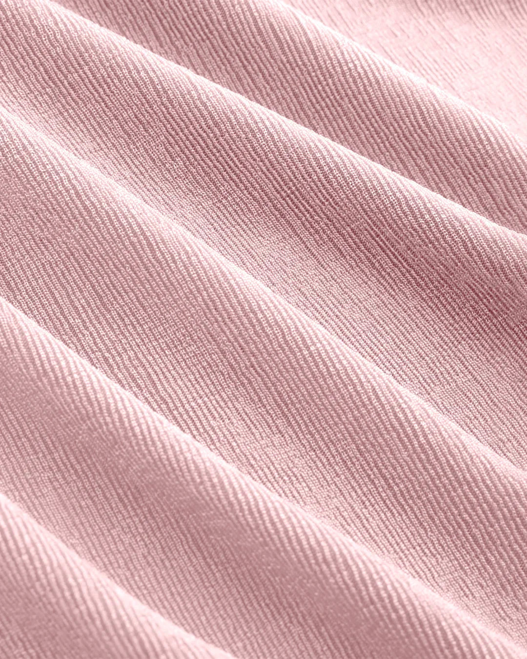 Ruched Front Collared Short Sleeve Top in Dusty Pink