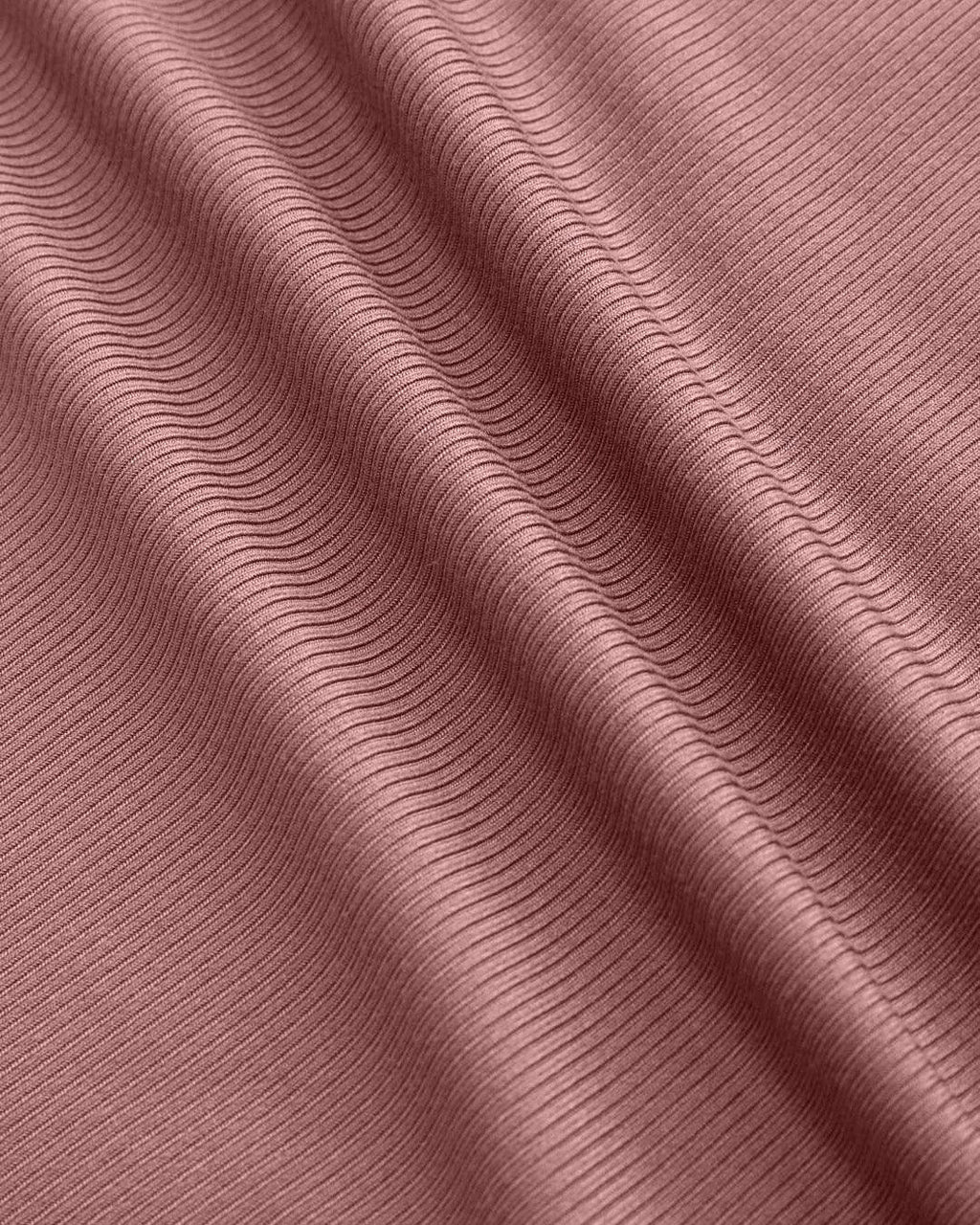 Ruched Short-Sleeve Cowl Neck Top In Pink