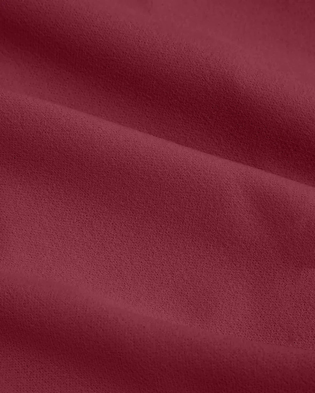 Ruched Side Tie A-Line Midi Dress in Burgundy