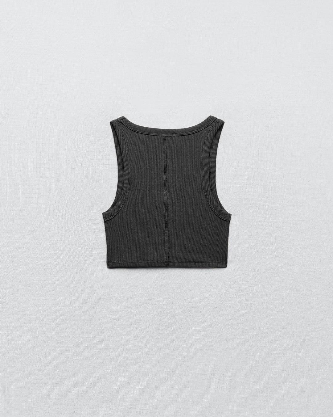 Set Of Two : Corset Style Top & Relaxed Fit Joggers in Black