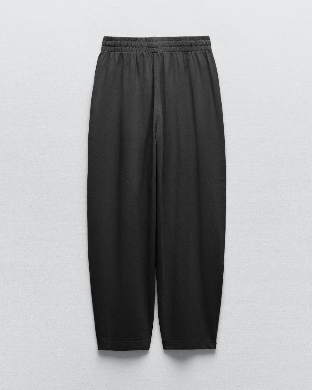 Set Of Two : Corset Style Top & Relaxed Fit Joggers in Black