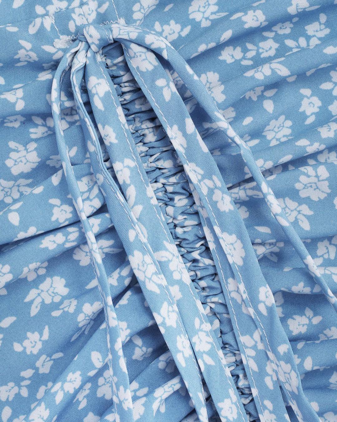 Set Of Two Floral Ditsy Print Sleeveless Top & Skirt