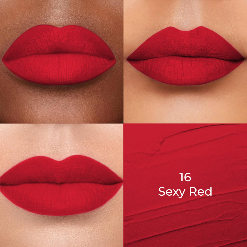 Lippie Creamy Matte Lipstick in 18 Rich Shades