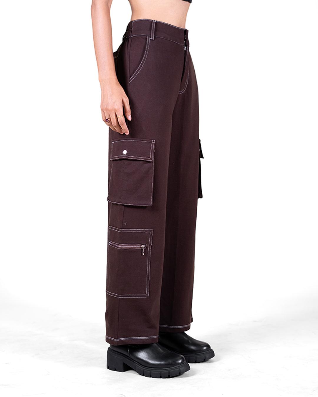 Hip Hop Drawstring Parachute Cargo Pants