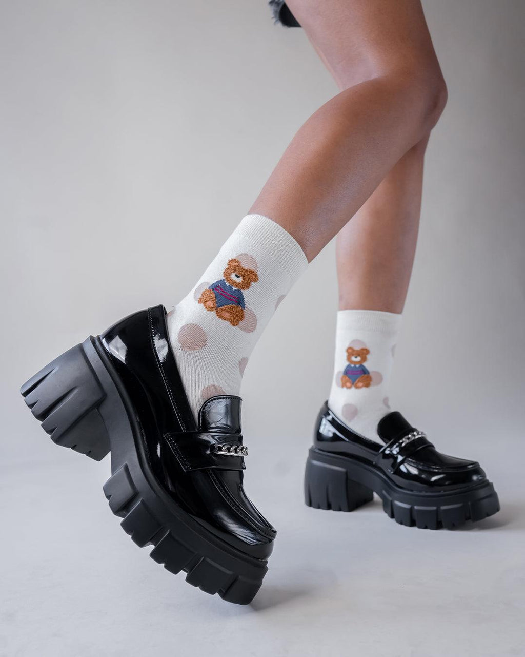 Blackpink Like Vibe Black Chunky Oxford