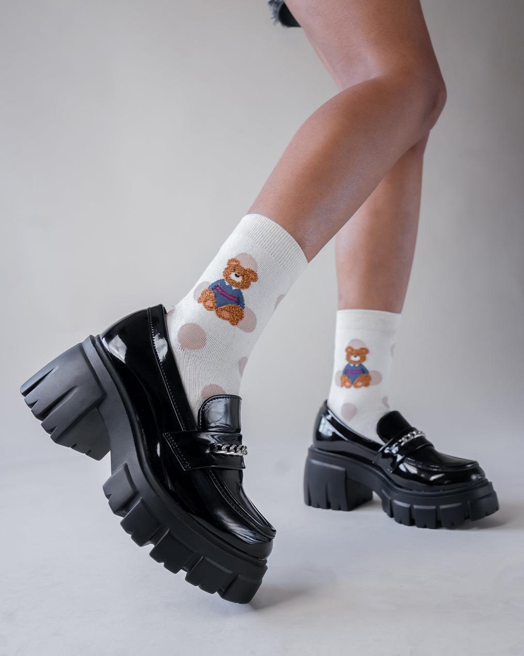 Blackpink Like Vibe Black Chunky Oxford