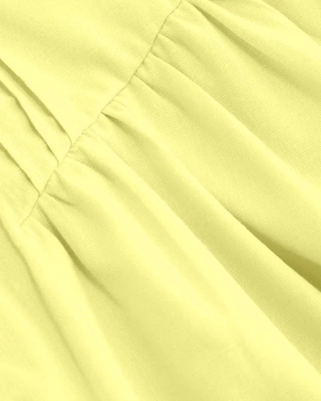 Sleeveless Tie Strap Midi Dress in Yellow