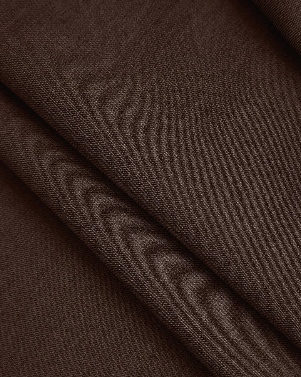 Solid Knot Asymmetrical Trousers In Coco Brown