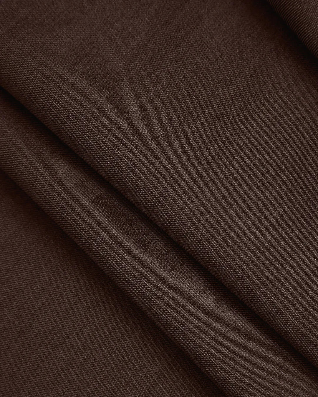 Solid Knot Asymmetrical Trousers In Coco Brown