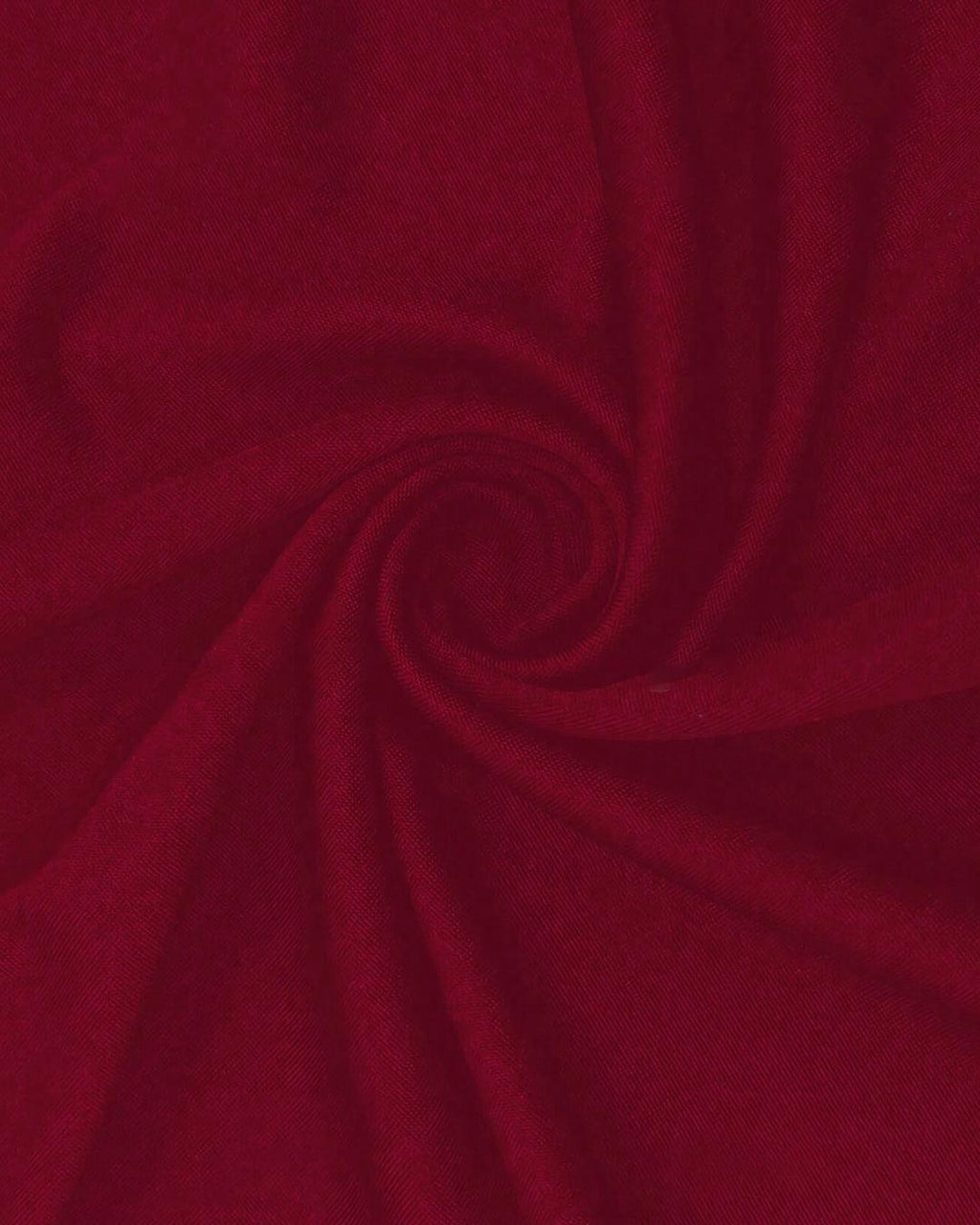 Stand-Collar Pleated Slit Redberry Dress