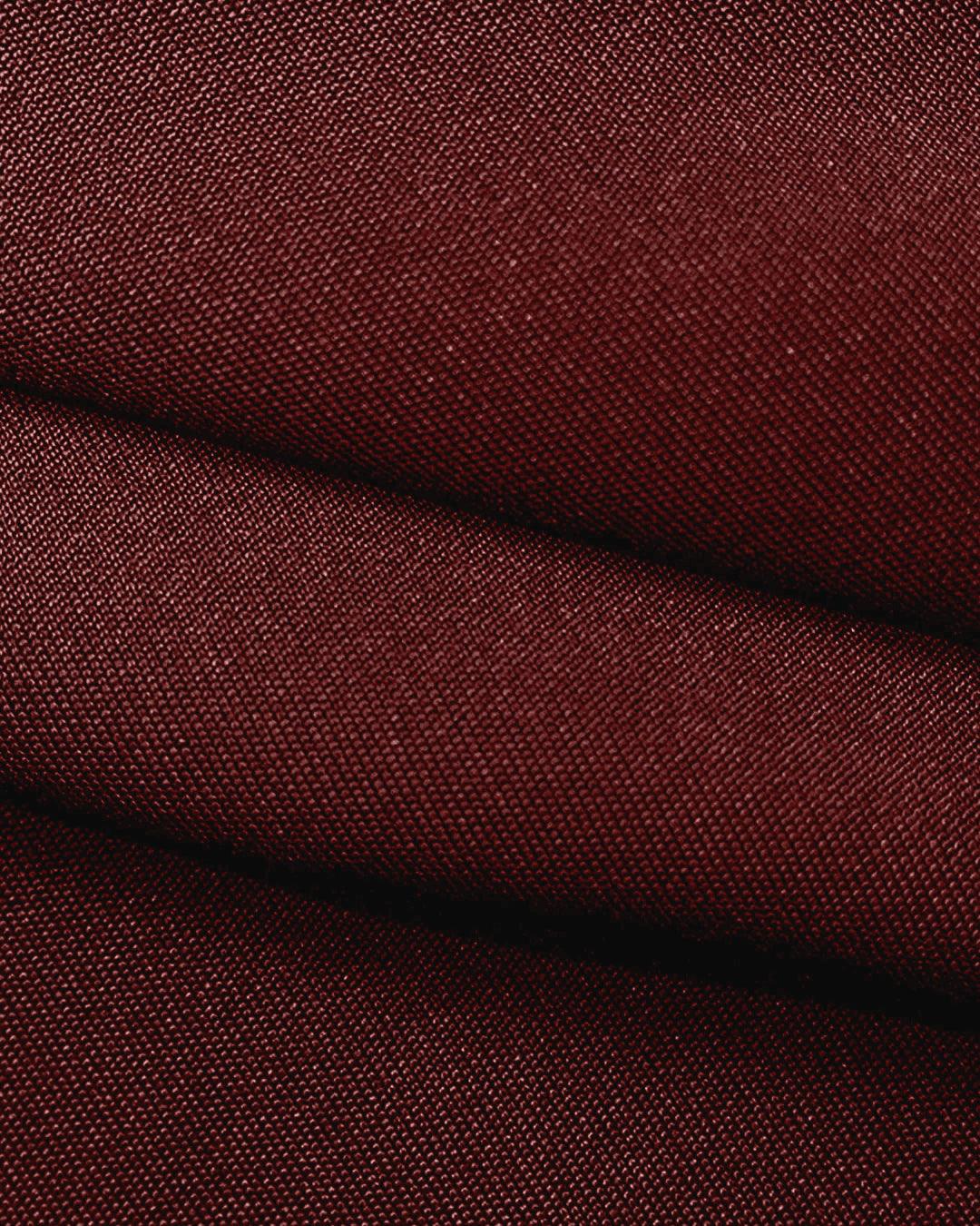 Stitching Bell Sleeve Mini Dress In Maroon