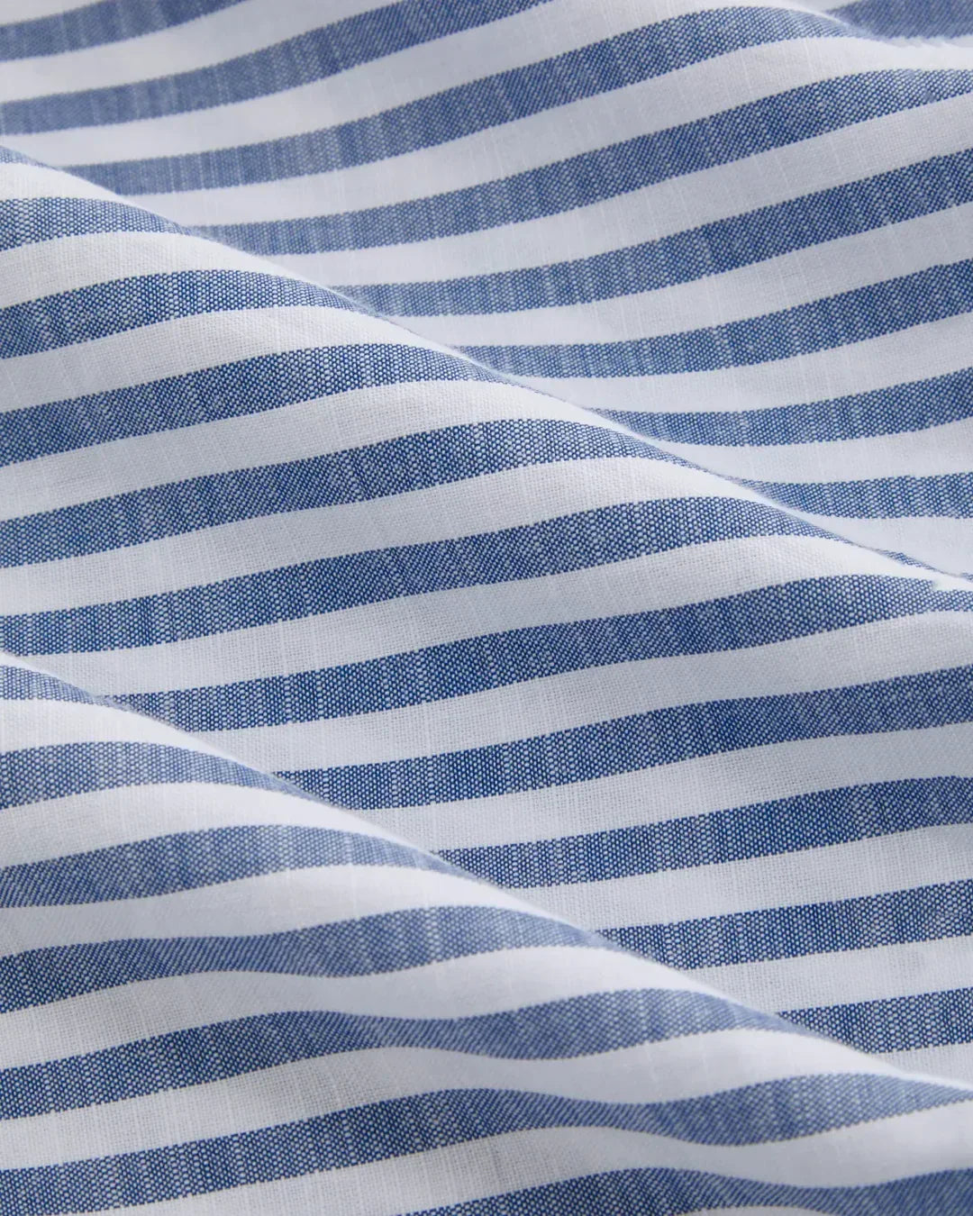 Stripe Blue Wrap Shirt Mini Dress