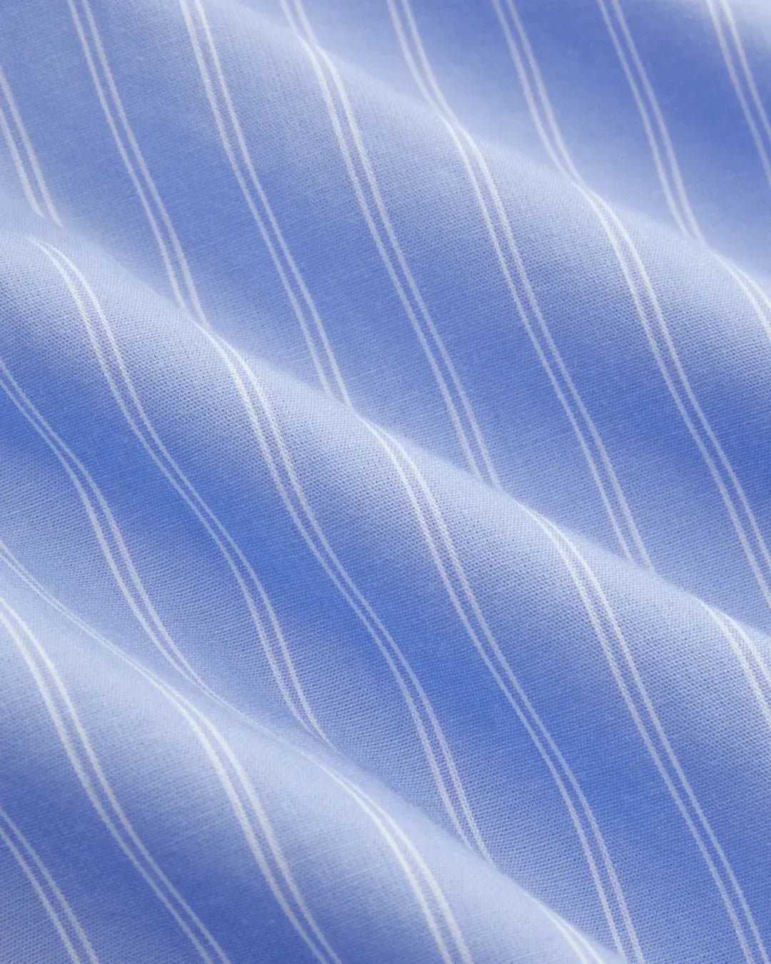 Striped Front Button Collar Full Sleeve Top