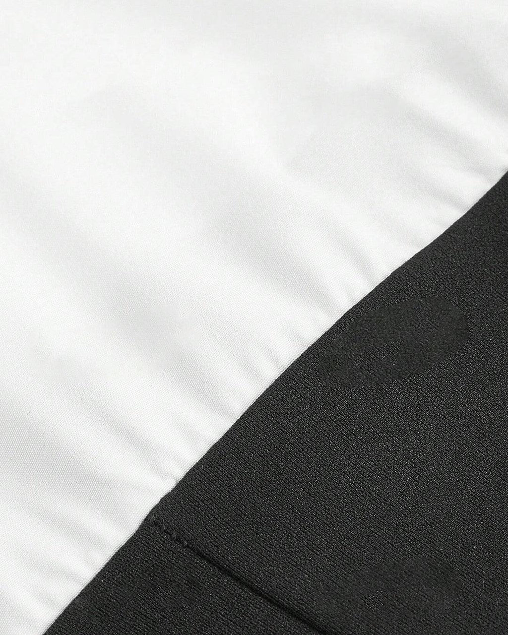 Sweetheart Neck Corset Style Camisole Top with Full Sleeves in Black and White