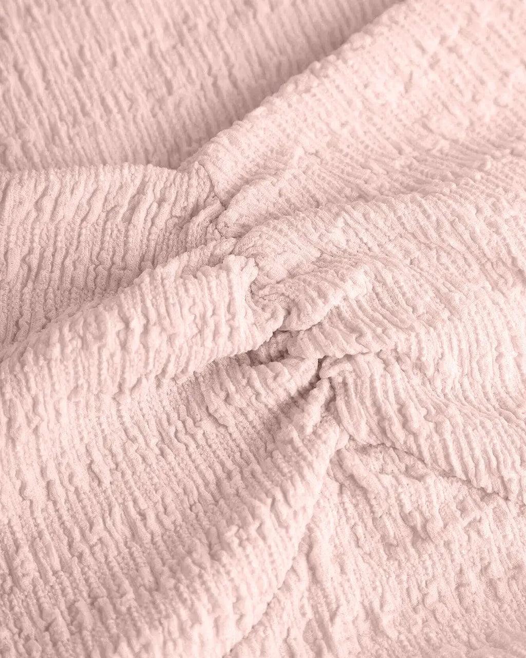 Sweetheart Neck Ruched Flared Long Sleeve Top in Pink