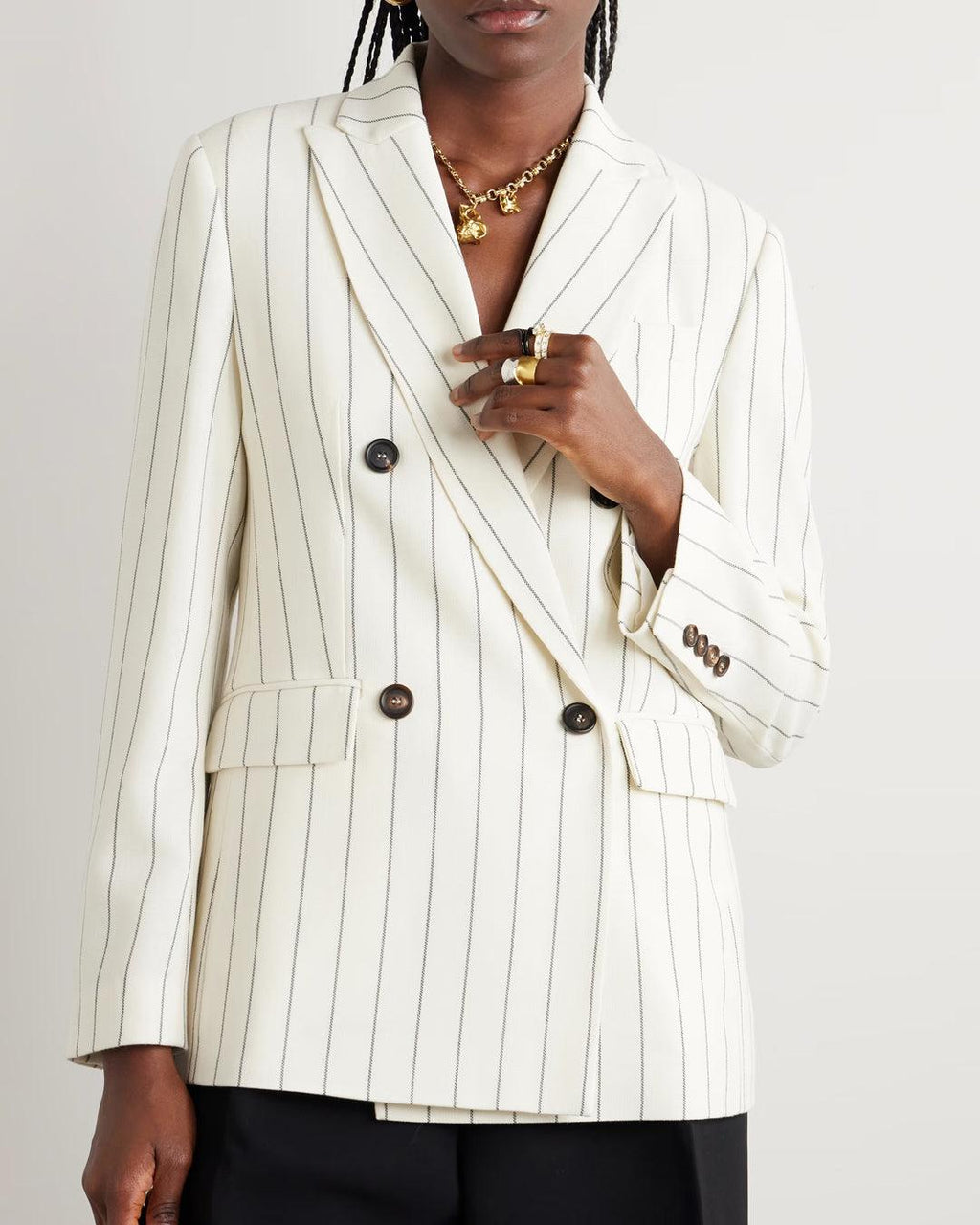 Tailored Double Breasted Blazer