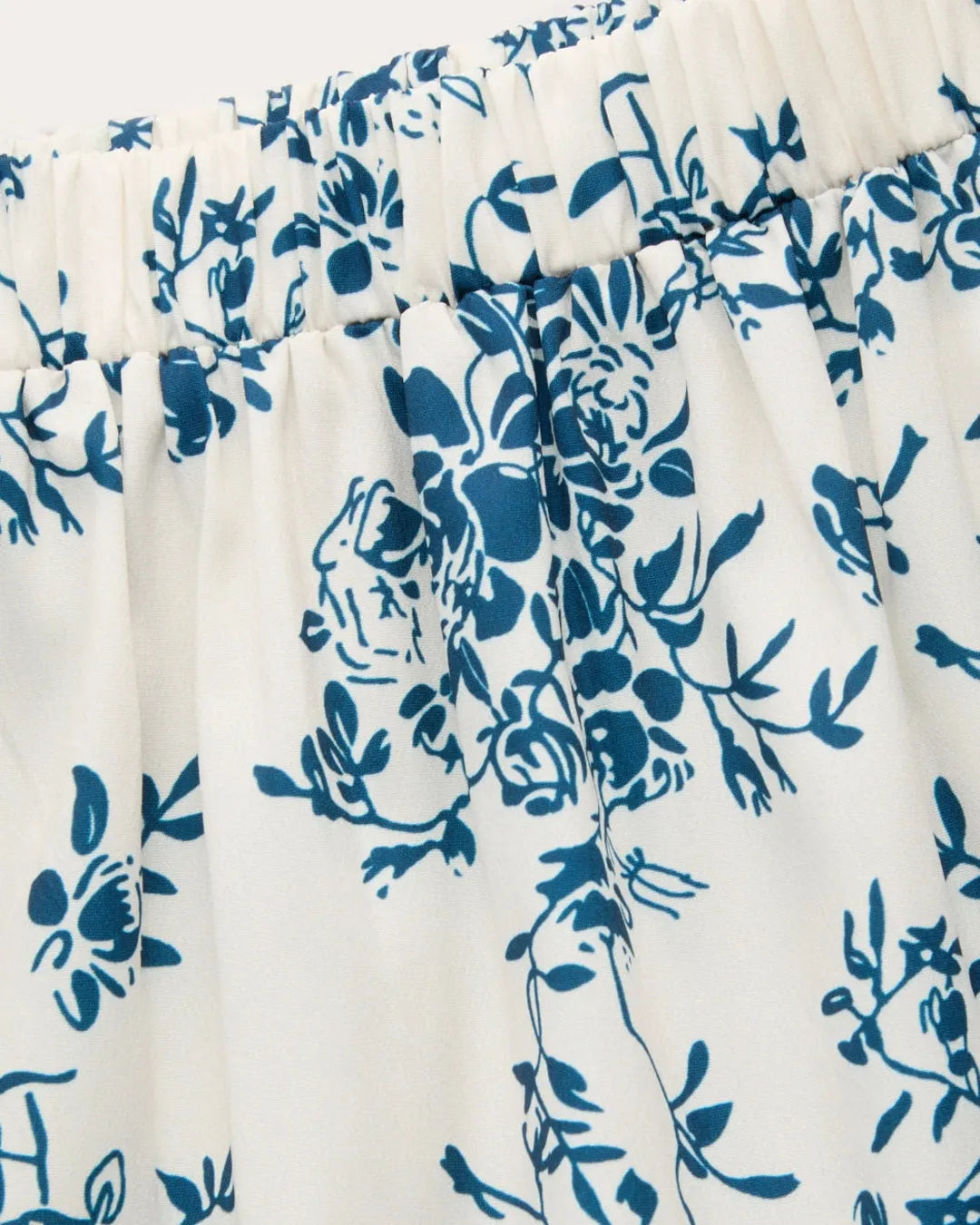 Teal Blue Strapless Tube Top & Floral Tiered Maxi Skirt Set