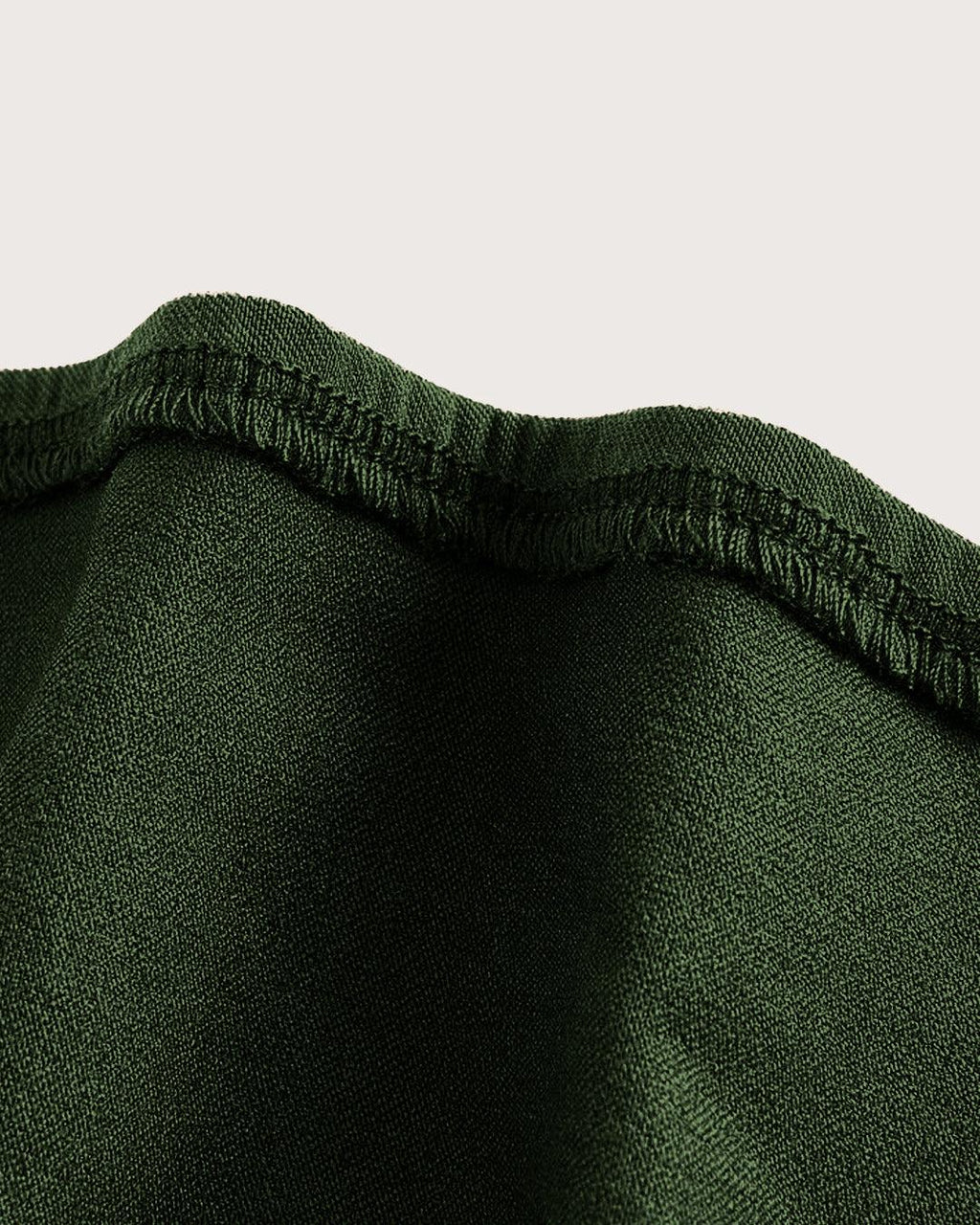 Textured Zip Front Zipper Corset Top In Olive Green