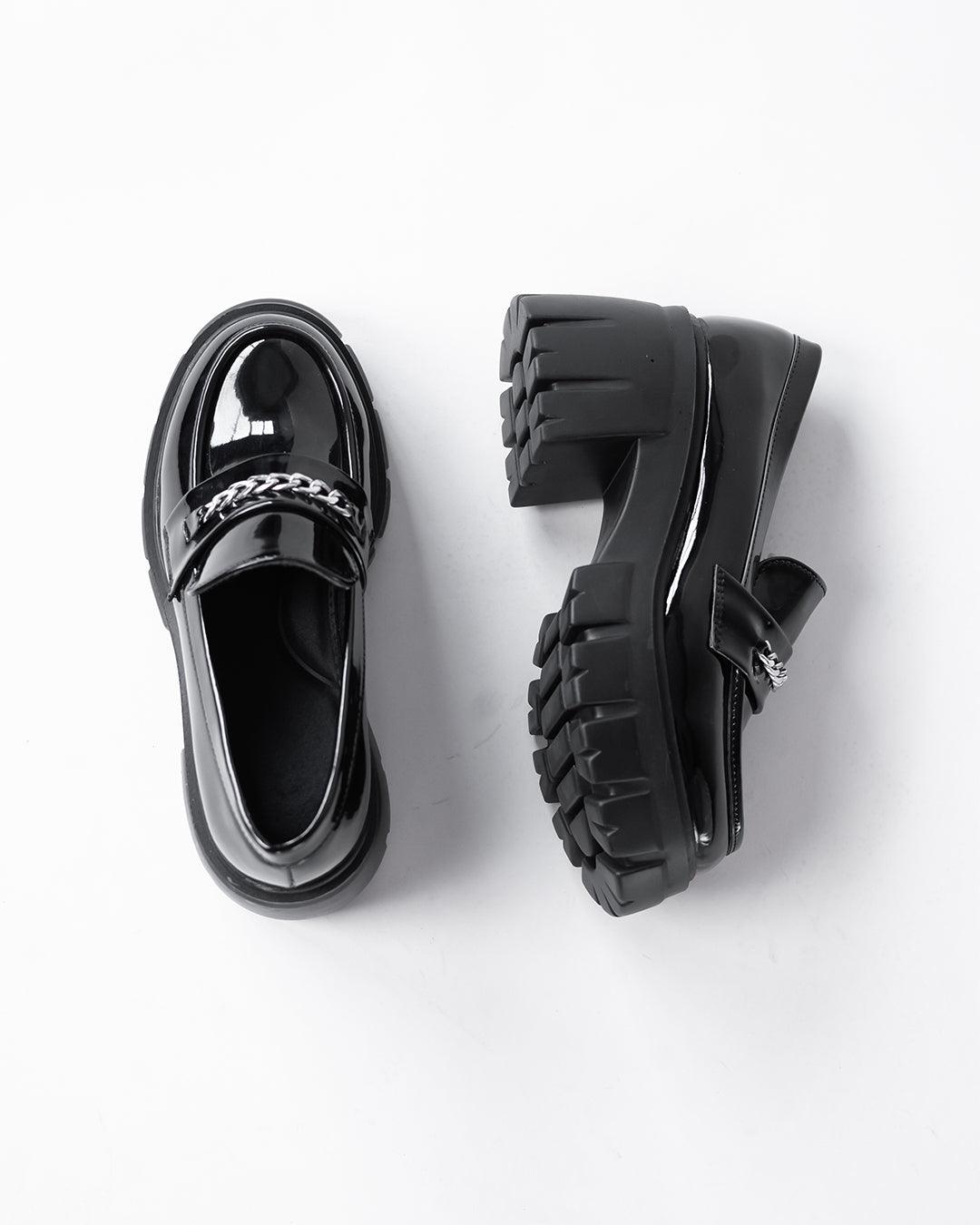 Blackpink Like Vibe Black Chunky Oxford