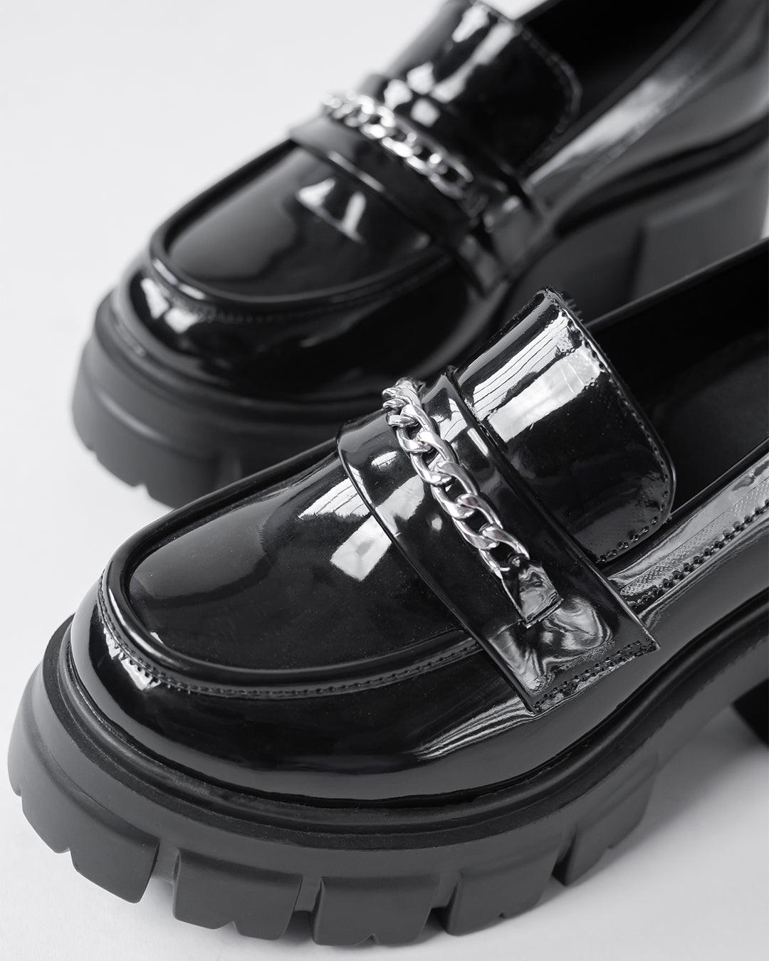 Blackpink Like Vibe Black Chunky Oxford