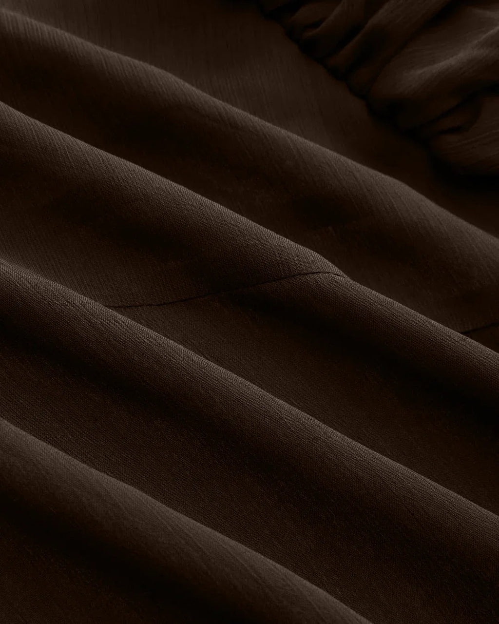 Trim Knotted See-through Tank Top in Coffee