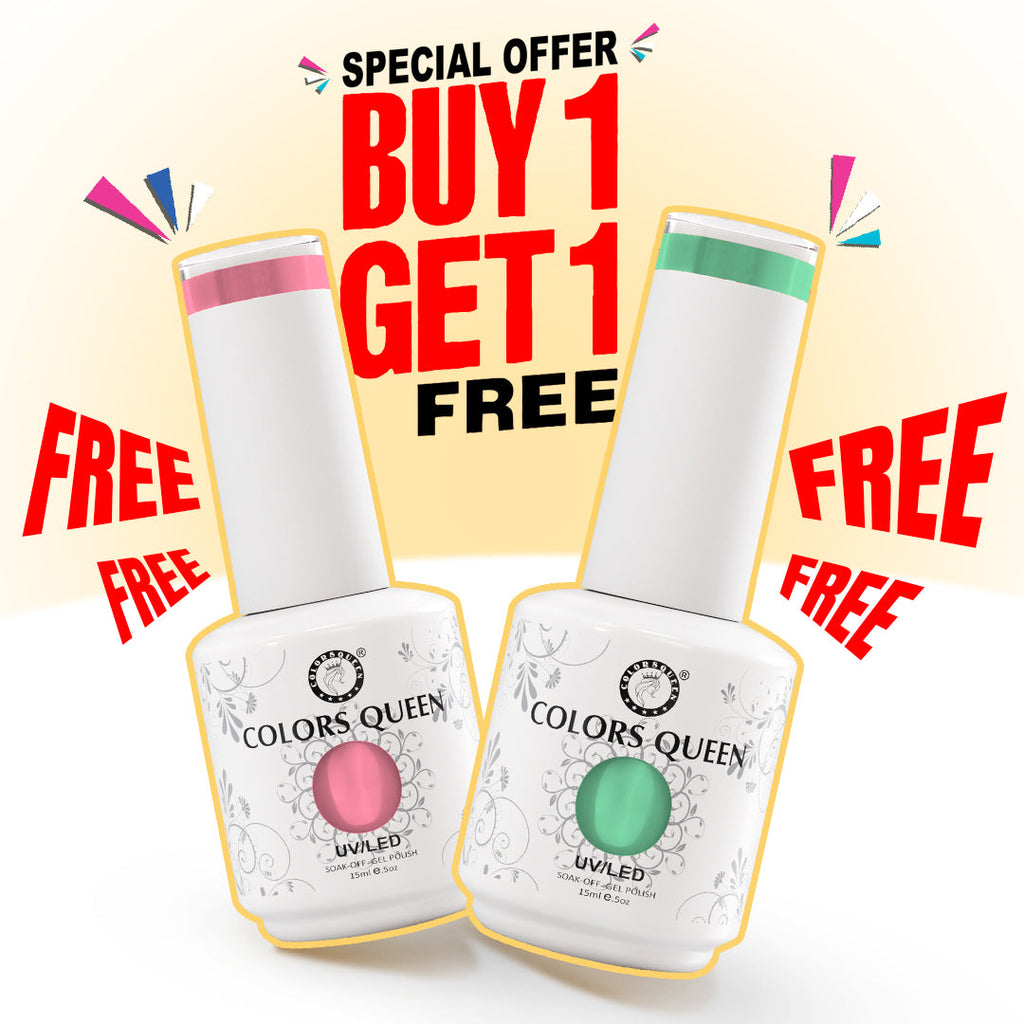 UV LED Soak Off Gel Polish - Nude & Pink Nail Colors | 15 ML