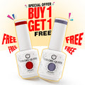 UV LED Soak Off Gel Polish - Red, Maroon & Brown Nail Colors | 15 ML