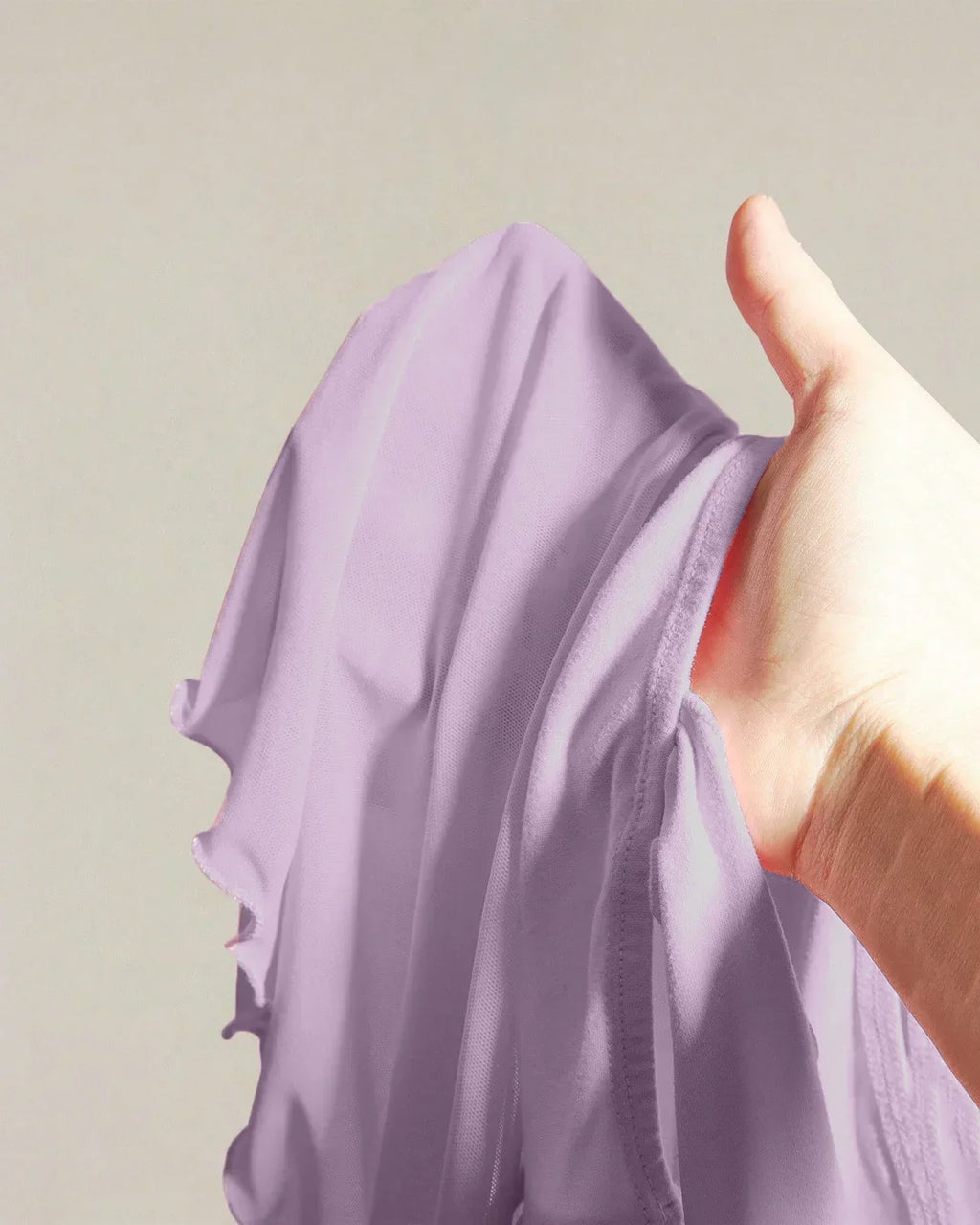 V-Neck Layered Ruffle Tie Front Sleeveless Top in Purple