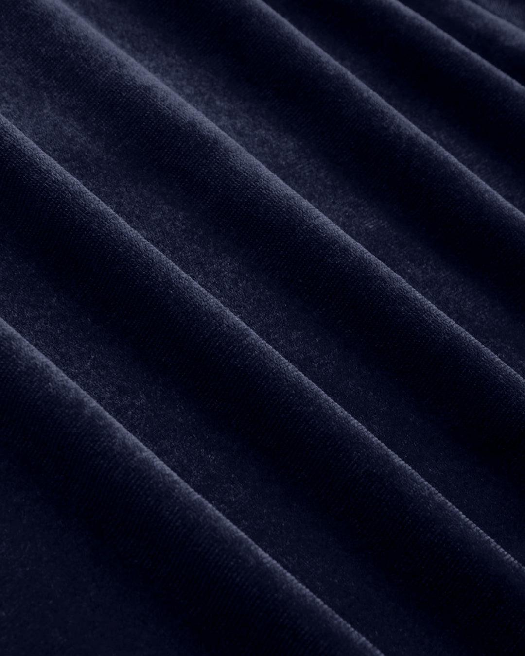 Velvet Sweetheart Neckline Split Ruched Knotted Maxi Dress In Navy Blue